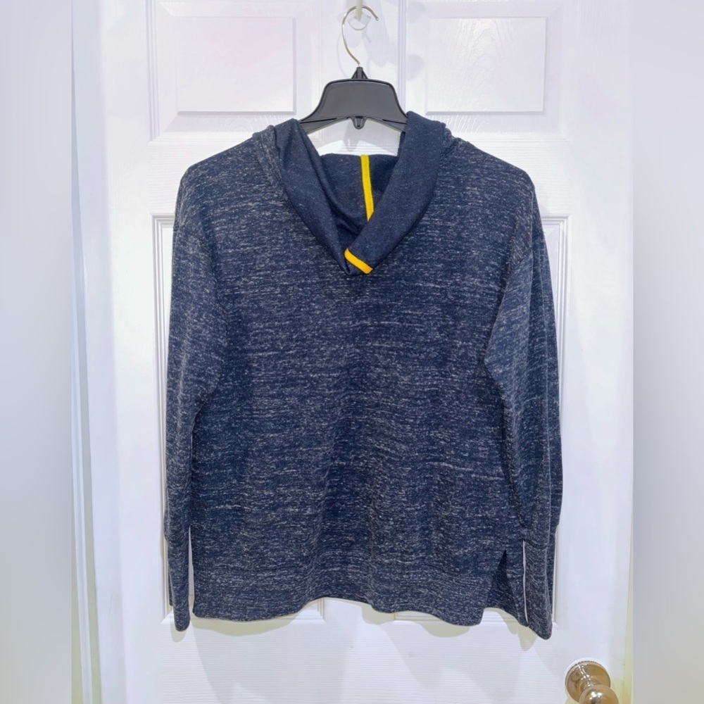 Women's Colosseum Heathered Navy West Virginia Mountaineers Hoodie T-Shirt SZ L‍ - Picture 7 of 12